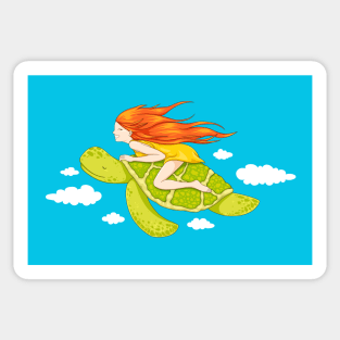 The Flying Turtle Sticker